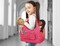 Badger Basket On-the-Go Doll Tote and Storage Bag - Pink Stars